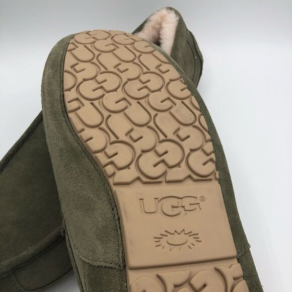 ~Ugg Ascot Suede Wool Mens Slipper NWOB 18 - Picture 5 of 6